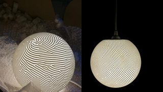 The Spiraling, One-of-a-Kind Ridges of a Fingerprint Illuminated in a Lamp